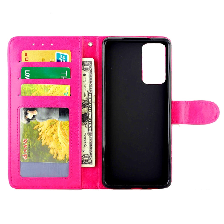 For Samsung Galaxy Quantum 2 Crazy Horse Texture Leather Horizontal Flip Protective Case with Holder & Card Slots & Wallet & Photo Frame