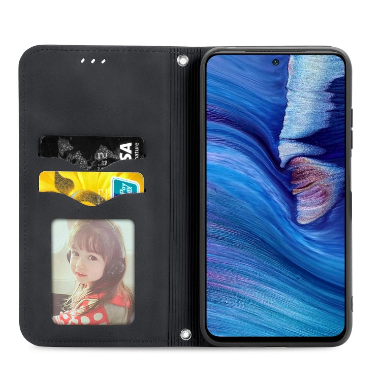For Xiaomi Redmi Note 10 JE Retro Skin Feel Business Magnetic Horizontal Flip Leather Case with Holder & Card Slots & Wallet & Photo Frame
