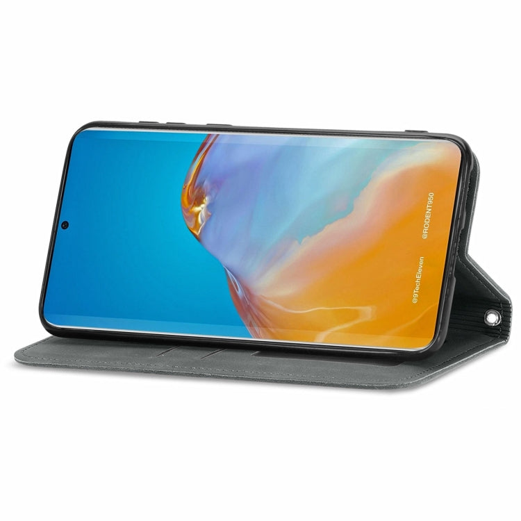 For Huawei P50 Retro Skin Feel Business Magnetic Horizontal Flip Leather Case with Holder & Card Slots & Wallet & Photo Frame