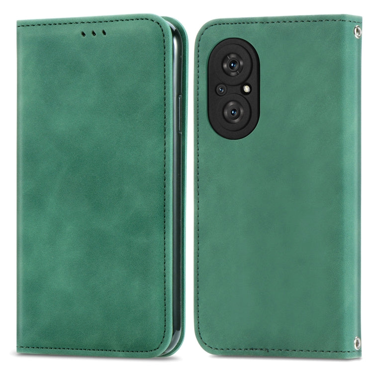 For Honor 50 SE Retro Skin Feel Business Magnetic Horizontal Flip Leather Case with Holder & Card Slots & Wallet & Photo Frame