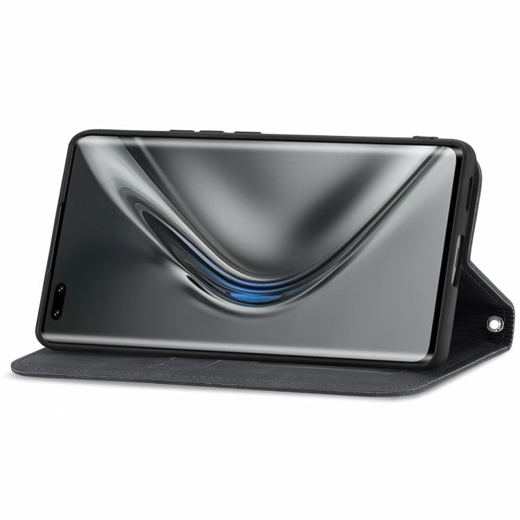 For Honor V40 5G Retro Skin Feel Business Magnetic Horizontal Flip Leather Case with Holder & Card Slots & Wallet & Photo Frame