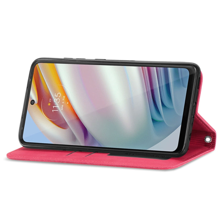 For Motorola Moto G60 Retro Skin Feel Business Magnetic Horizontal Flip Leather Case with Holder & Card Slots & Wallet & Photo Frame