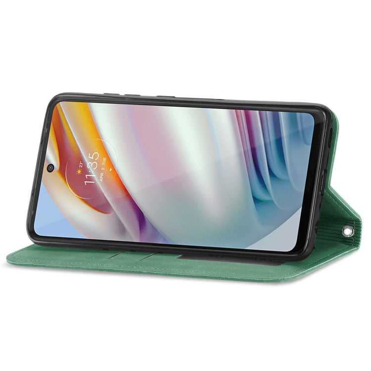 For Motorola Moto G60 Retro Skin Feel Business Magnetic Horizontal Flip Leather Case with Holder & Card Slots & Wallet & Photo Frame