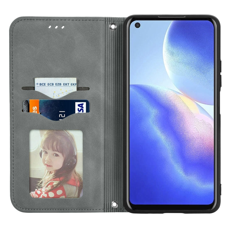 For Blackview A90 Retro Skin Feel Business Magnetic Horizontal Flip Leather Case with Holder & Card Slots & Wallet & Photo Frame