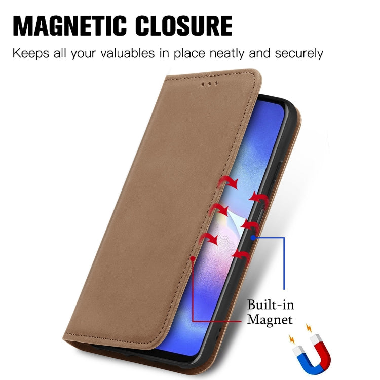 For Blackview A90 Retro Skin Feel Business Magnetic Horizontal Flip Leather Case with Holder & Card Slots & Wallet & Photo Frame