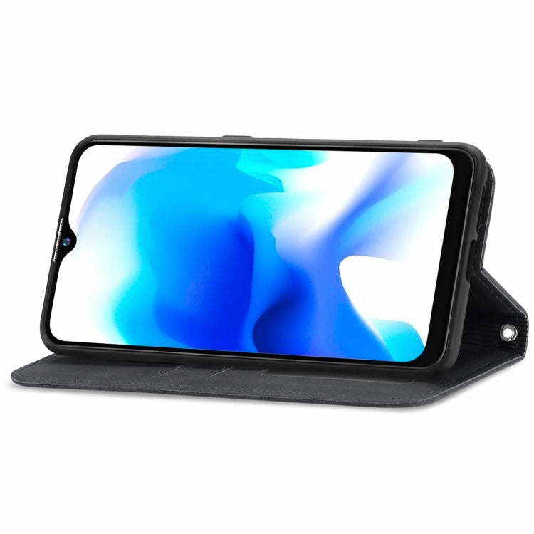 For Blackview A80 / A80s Retro Skin Feel Business Magnetic Horizontal Flip Leather Case with Holder & Card Slots & Wallet & Photo Frame