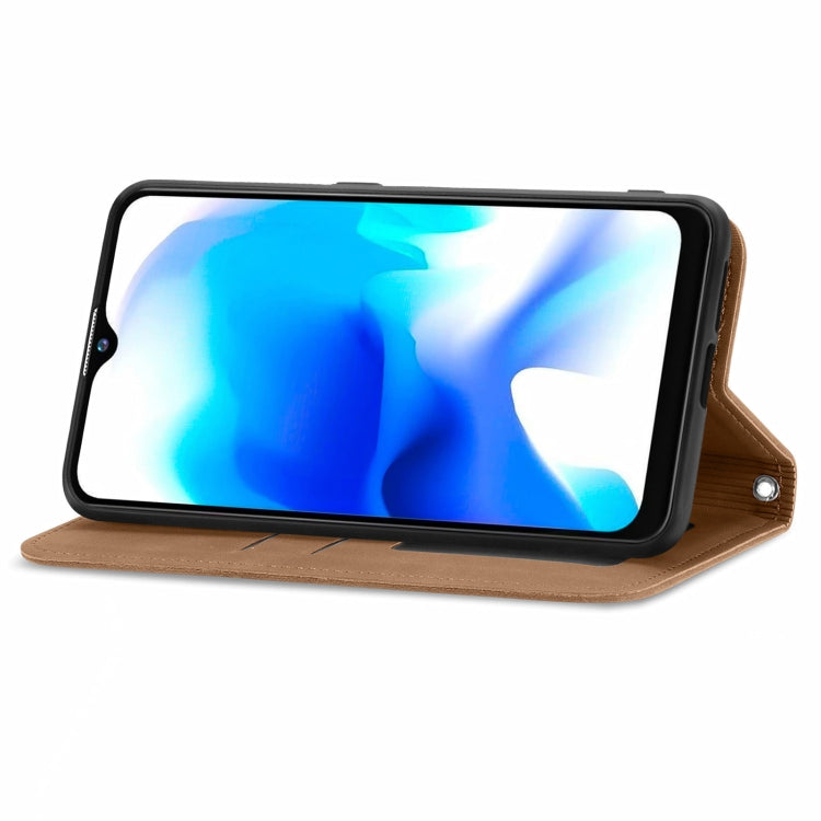 For Blackview A80 / A80s Retro Skin Feel Business Magnetic Horizontal Flip Leather Case with Holder & Card Slots & Wallet & Photo Frame