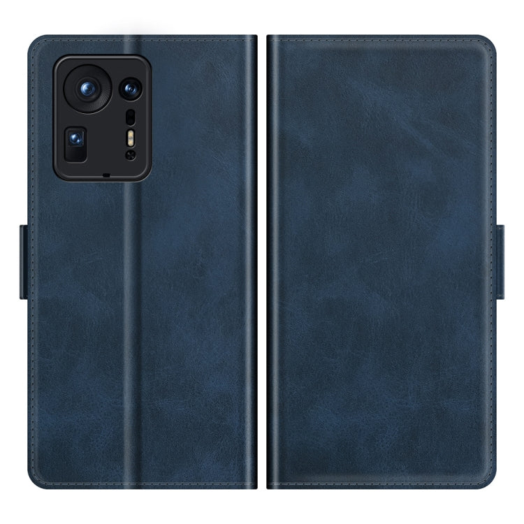 For Xiaomi Mix 4 Dual-side Magnetic Buckle Horizontal Flip Leather Case with Holder & Card Slots & Wallet
