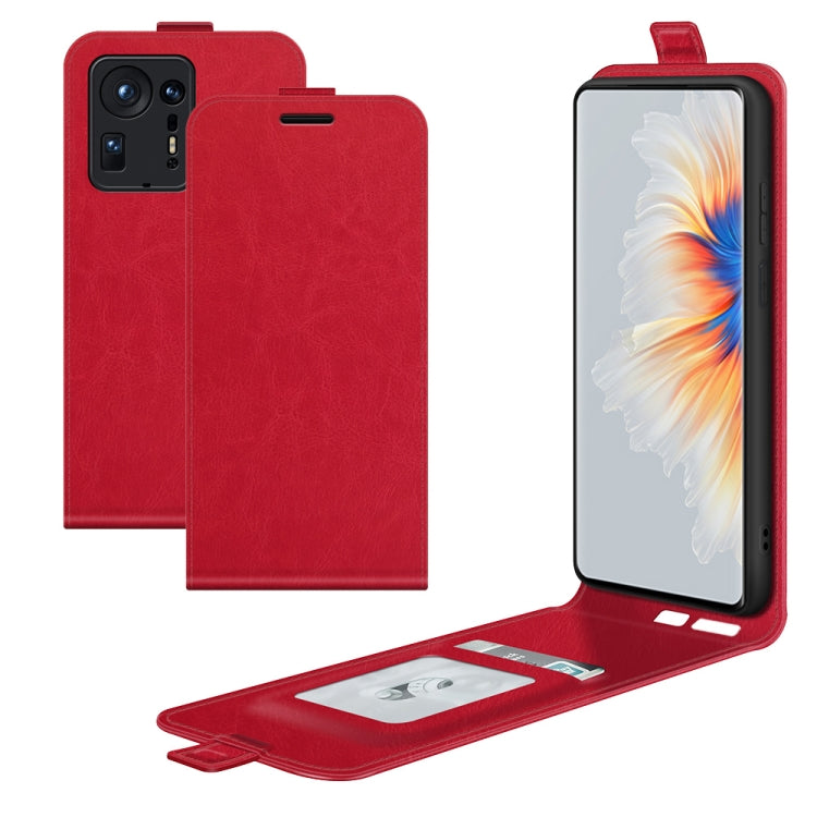 For Xiaomi Mix 4 R64 Texture Single Vertical Flip Leather Protective Case with Card Slots & Photo Frame
