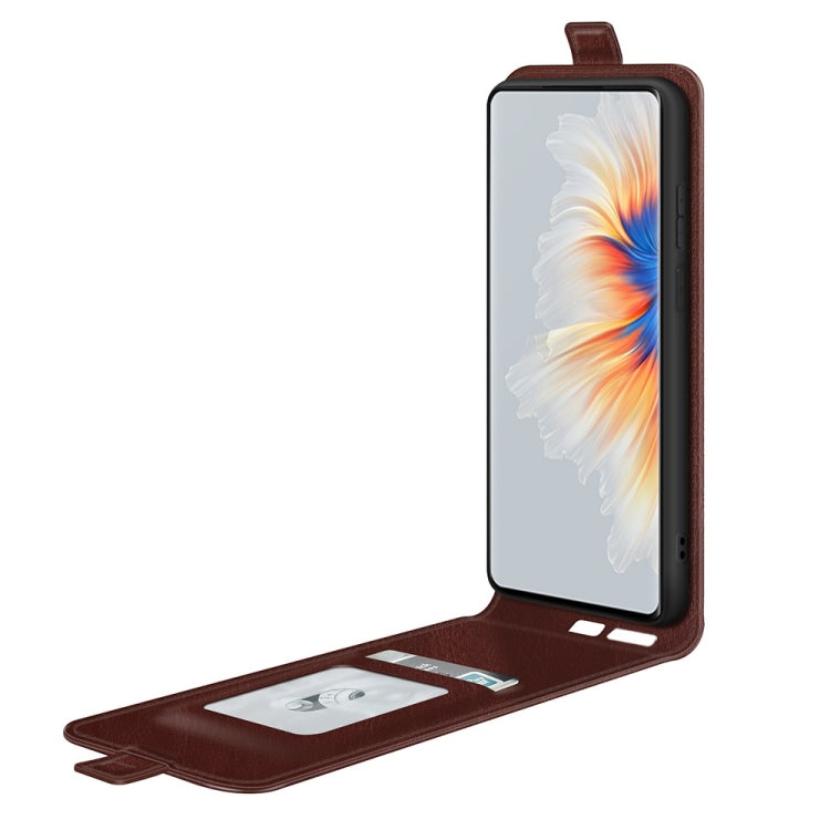 For Xiaomi Mix 4 R64 Texture Single Vertical Flip Leather Protective Case with Card Slots & Photo Frame