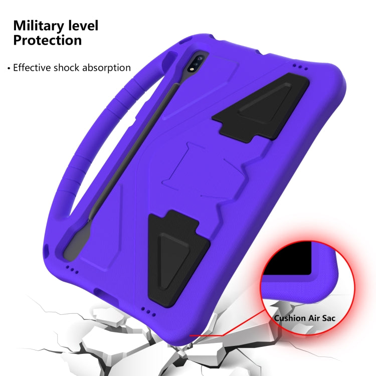 For Samsung Galaxy S7 FE T730 / T736 EVA Flat Anti Falling Protective Case Shell with Holder