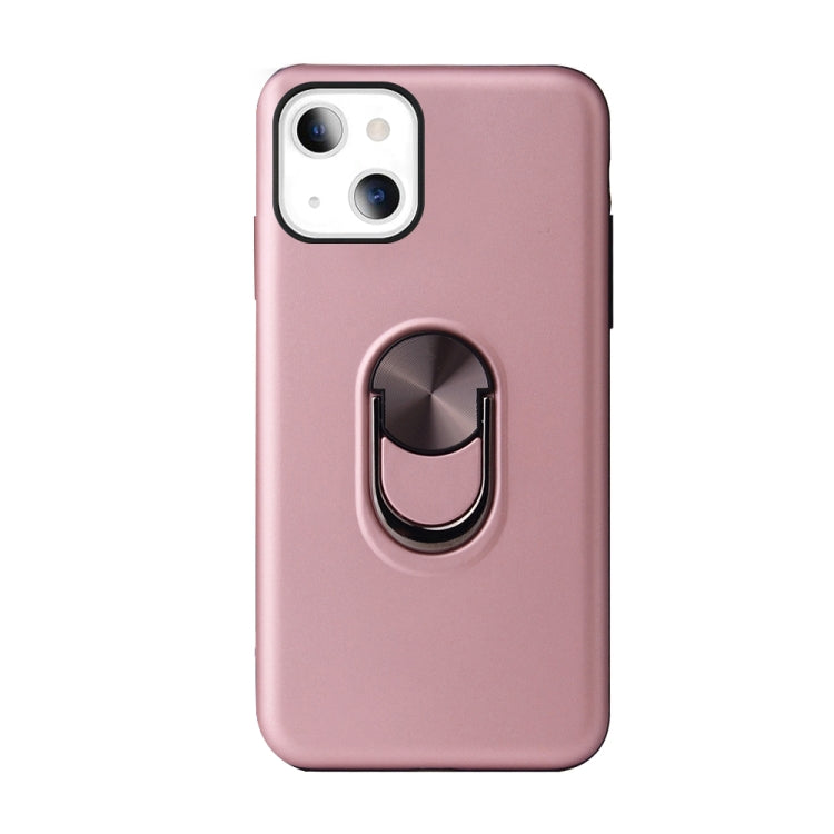 For iPhone 13 mini  360 Rotary Multifunctional Stent PC+TPU Case with Magnetic Invisible Holder