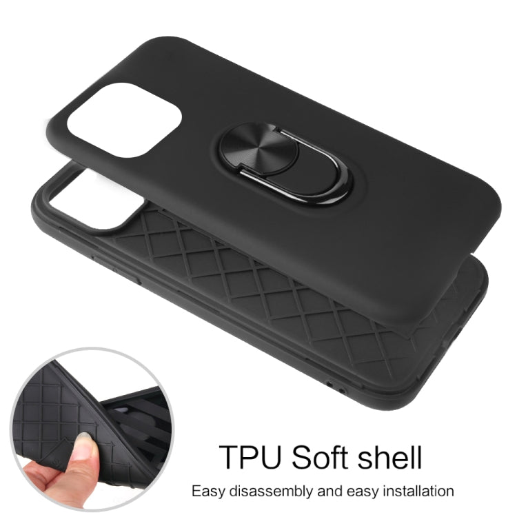 For iPhone 13 mini  360 Rotary Multifunctional Stent PC+TPU Case with Magnetic Invisible Holder