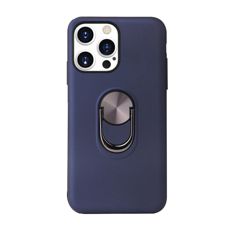 For iPhone 13 Pro 360 Rotary Multifunctional Stent PC+TPU Case with Magnetic Invisible Holder