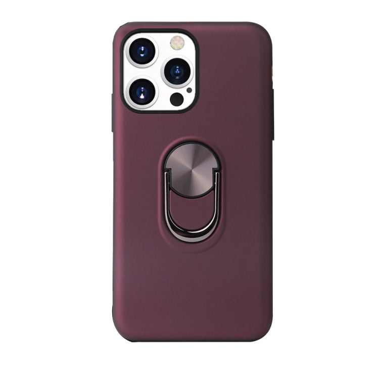 For iPhone 13 Pro 360 Rotary Multifunctional Stent PC+TPU Case with Magnetic Invisible Holder