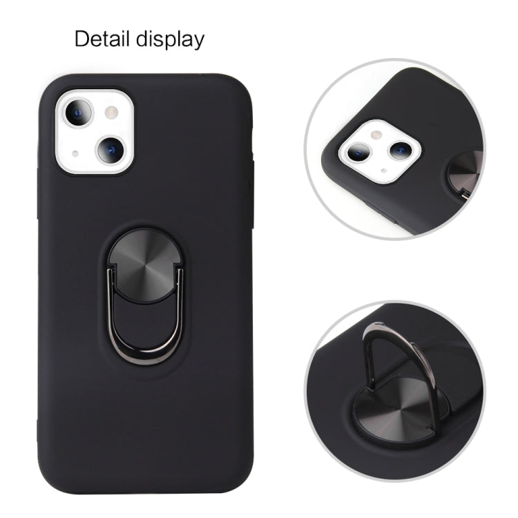 For iPhone 13 360 Rotary Multifunctional Stent PC+TPU Case with Magnetic Invisible Holder
