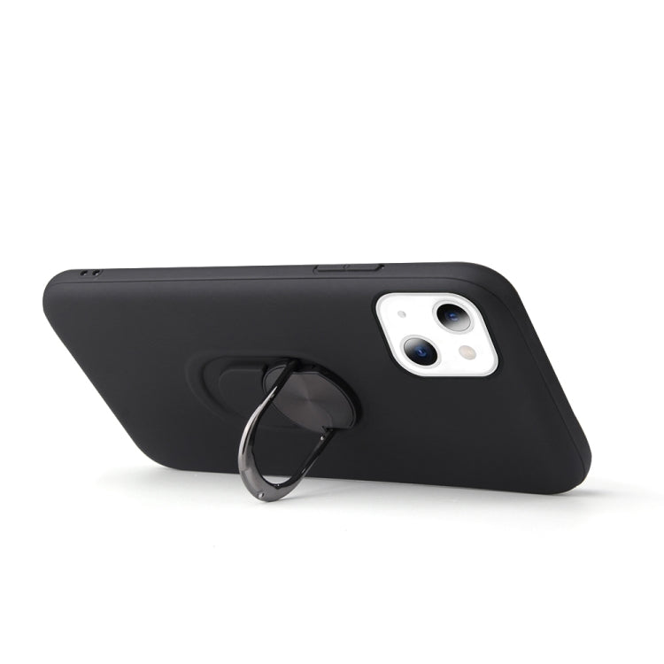 For iPhone 13 360 Rotary Multifunctional Stent PC+TPU Case with Magnetic Invisible Holder
