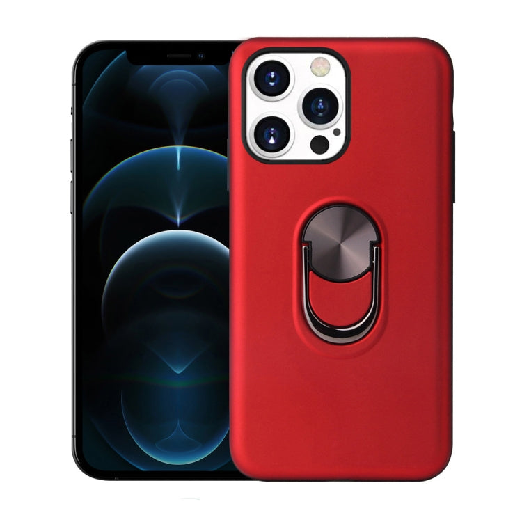 For iPhone 13 Pro Max  360 Rotary Multifunctional Stent PC+TPU Case with Magnetic Invisible Holder