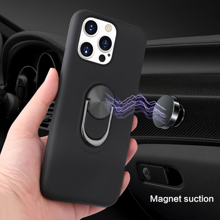 For iPhone 13 Pro Max  360 Rotary Multifunctional Stent PC+TPU Case with Magnetic Invisible Holder