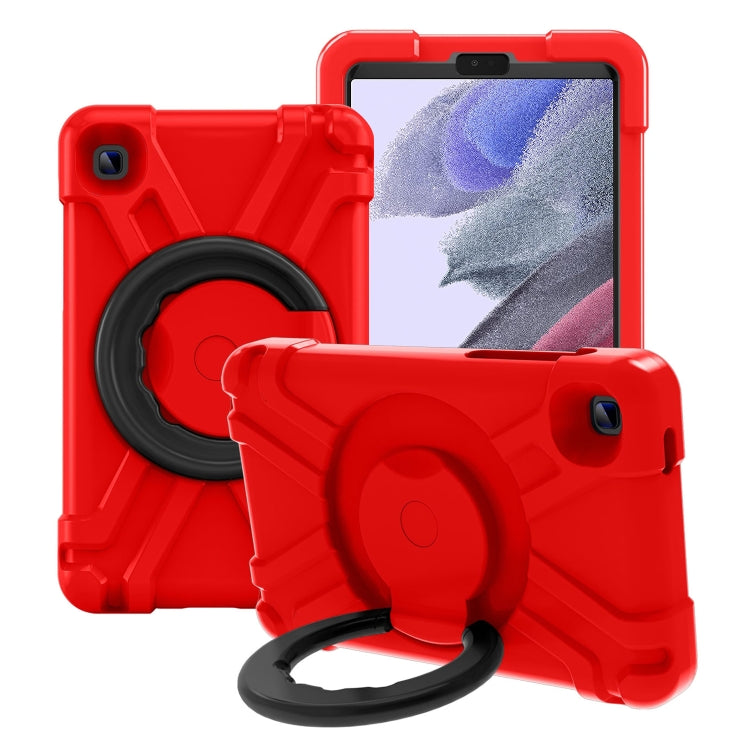 For Galaxy Tab A7 Lite T220/T225 PC + Silicone Shockproof Combination Case with 360 Degree Rotating Holder & Handle