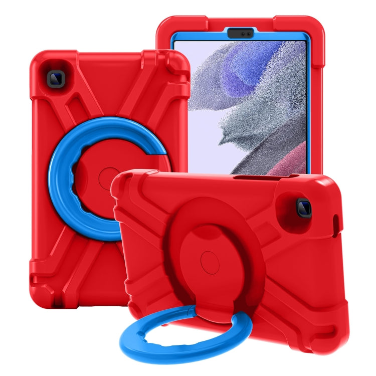 For Galaxy Tab A7 Lite T220/T225 PC + Silicone Shockproof Combination Case with 360 Degree Rotating Holder & Handle