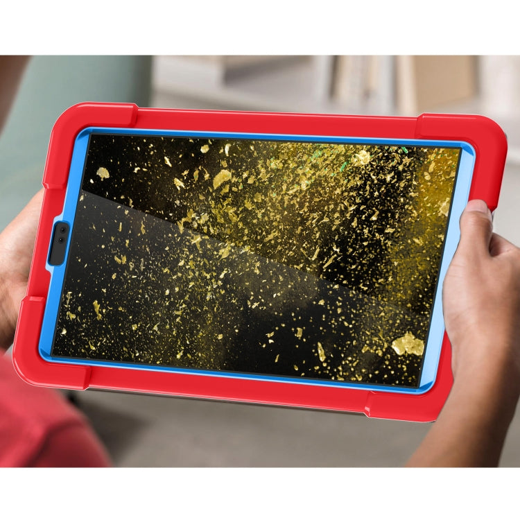 For Galaxy Tab A7 Lite T220/T225 PC + Silicone Shockproof Combination Case with 360 Degree Rotating Holder & Handle