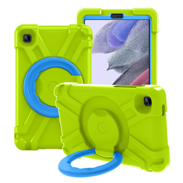 For Galaxy Tab A7 Lite T220/T225 PC + Silicone Shockproof Combination Case with 360 Degree Rotating Holder & Handle