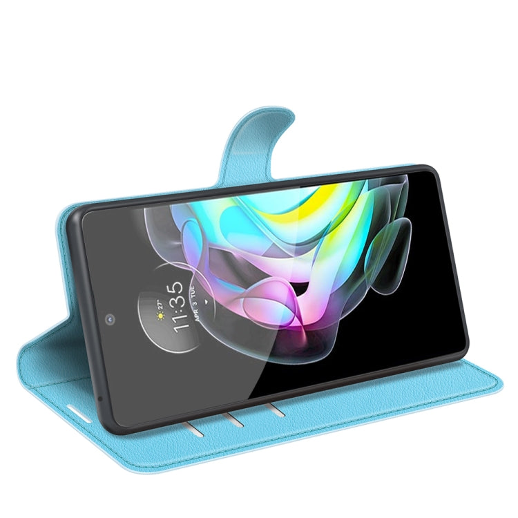 For Motorola Edge 20 Litchi Texture Horizontal Flip Protective Case with Holder & Card Slots & Wallet