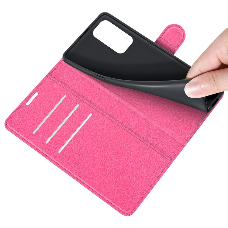 For Motorola Edge 20 Litchi Texture Horizontal Flip Protective Case with Holder & Card Slots & Wallet