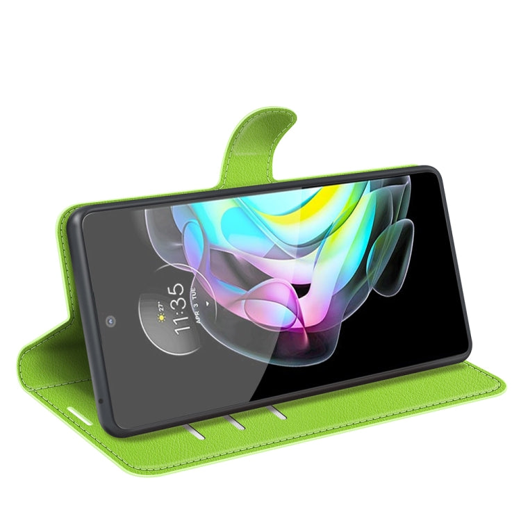 For Motorola Edge 20 Litchi Texture Horizontal Flip Protective Case with Holder & Card Slots & Wallet