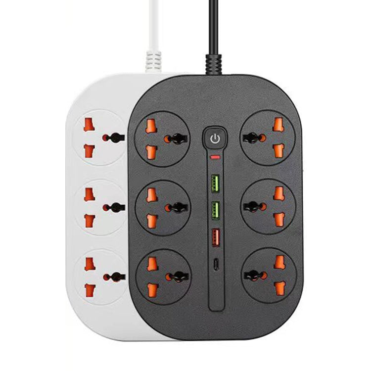 T21 PD3.0 + QC3.0 Multi Hole Row Plug 3000W High Power Socket, UK Plug