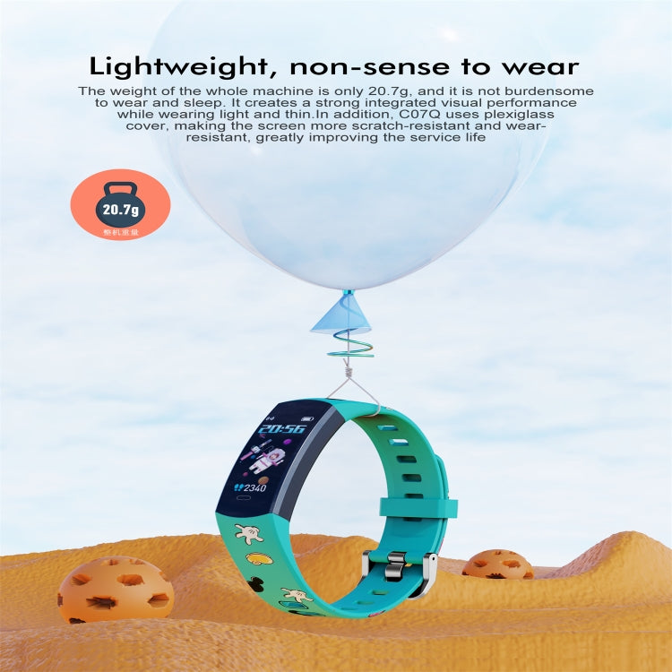 CV07Q Child Smart Bracelet Body Temperature Monitoring Bracelet Support Sleep Monitoring / Heart Rate Monitoring / Blood Pressure Monitoring
