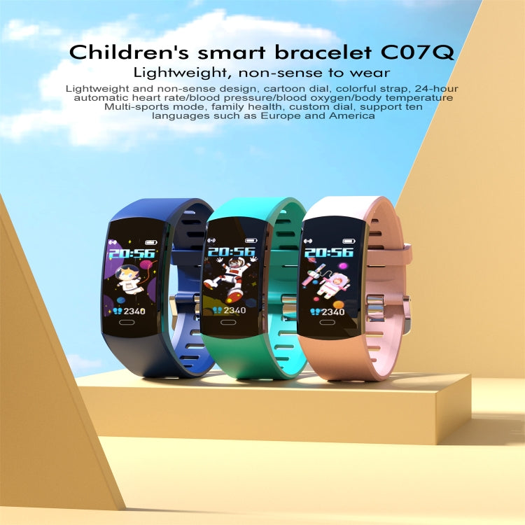 CV07Q Child Smart Bracelet Body Temperature Monitoring Bracelet Support Sleep Monitoring / Heart Rate Monitoring / Blood Pressure Monitoring