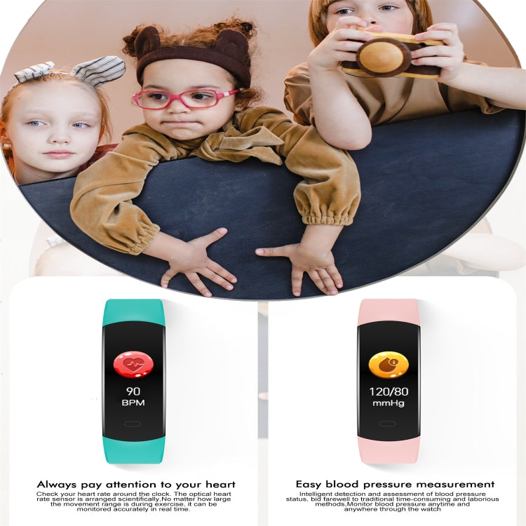 CV07Q Child Smart Bracelet Body Temperature Monitoring Bracelet Support Sleep Monitoring / Heart Rate Monitoring / Blood Pressure Monitoring