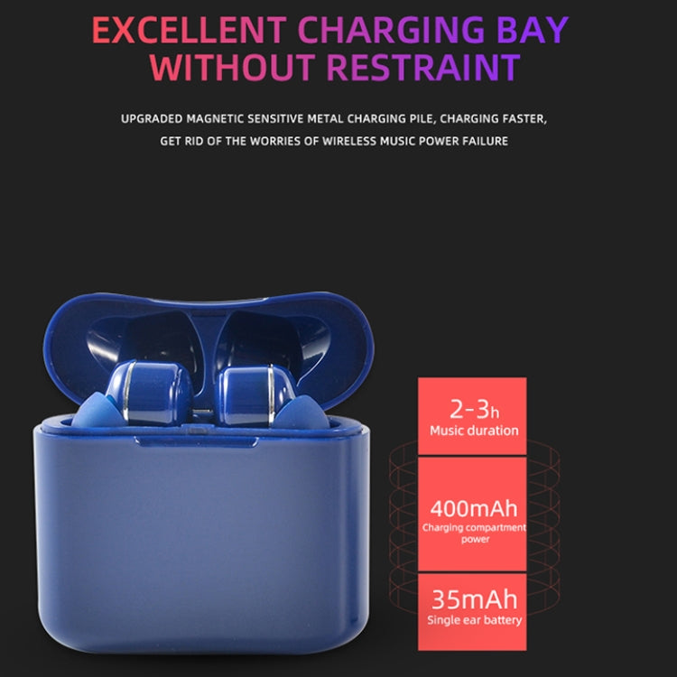 TWS2 Bluetooth TWS5.0 Copper Ring Speaker Binaural True Stereo Touch Bluetooth Earphones