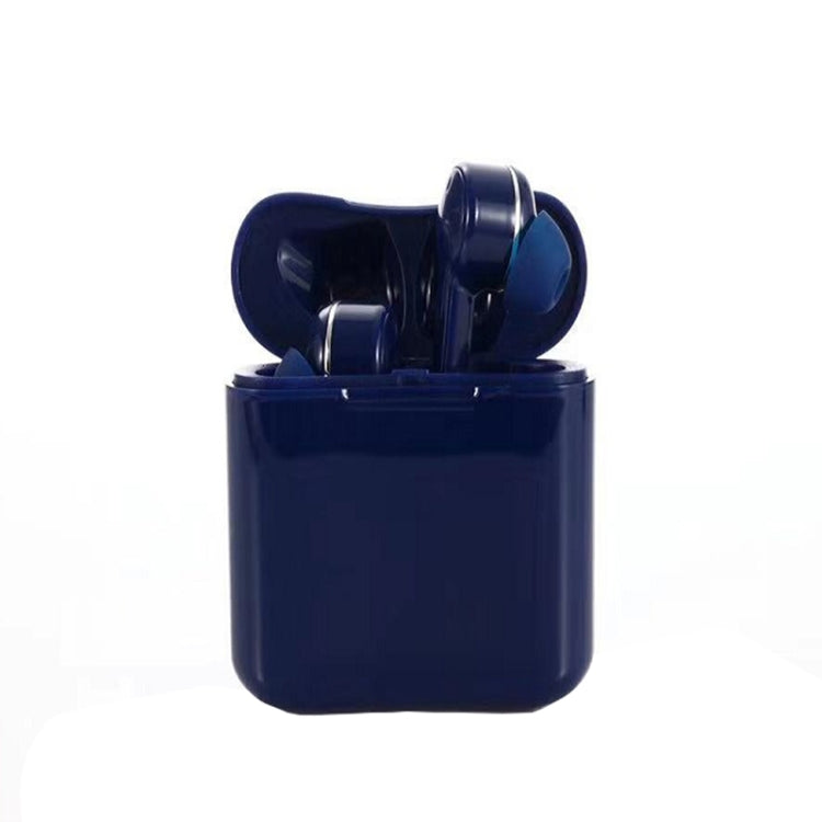 TWS2A Bluetooth TWS5.0 Copper Ring Speaker Binaural True Stereo Touch Bluetooth Earphones(Blue)