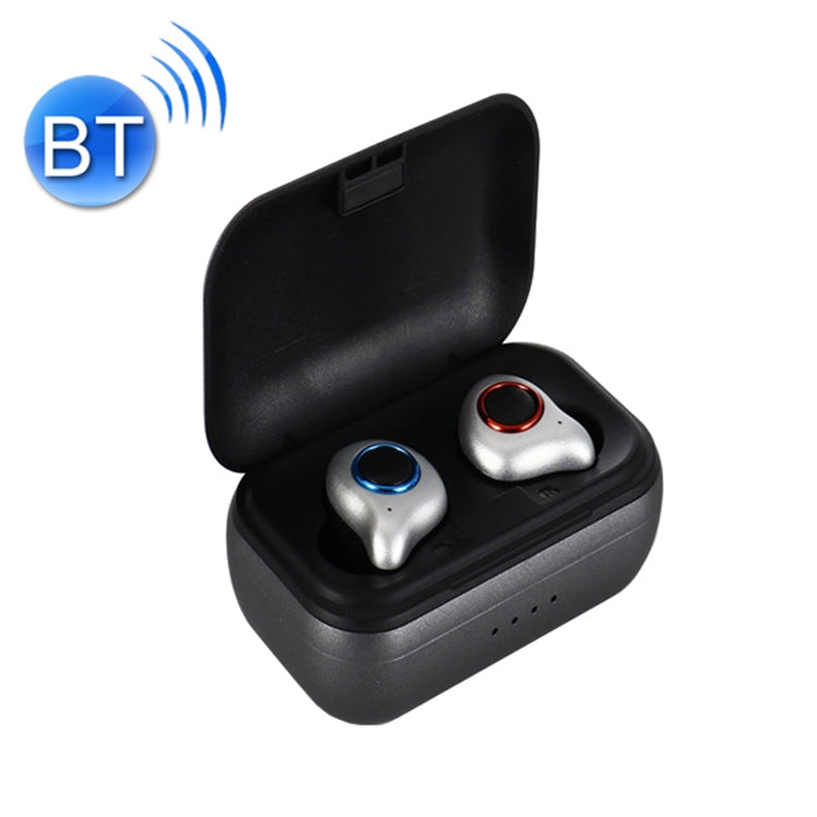 TWS5 Bluetooth 5.0 TWS Copper Ring Speaker Binaural True Stereo Touch Bluetooth Earphones