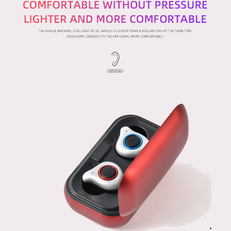 TWS5 Bluetooth 5.0 TWS Copper Ring Speaker Binaural True Stereo Touch Bluetooth Earphones
