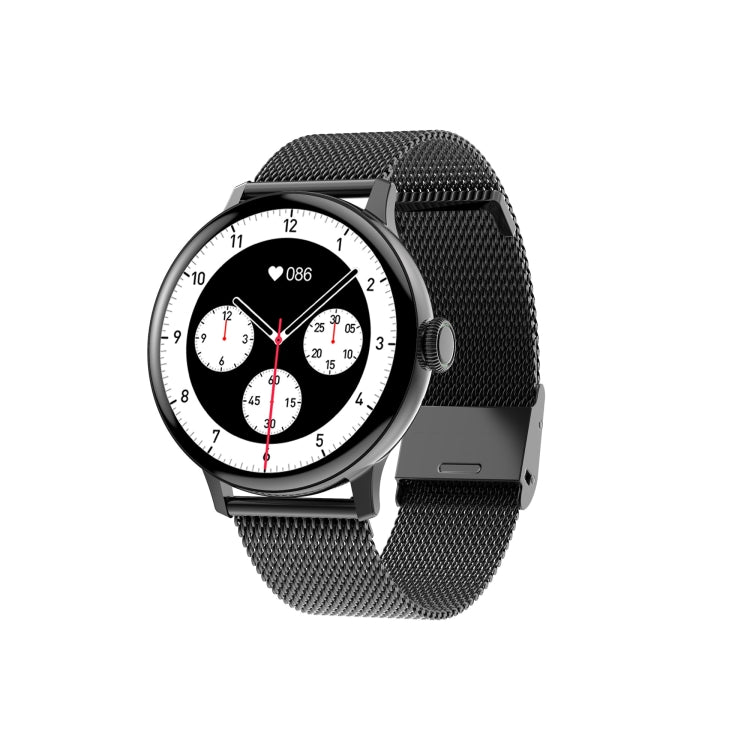 DT2+ 1.19 inch Color Screen Smart Watch, IP68 Waterproof,Steel Watchband,Support Bluetooth Call/Heart Rate Monitoring/Blood Pressure Monitoring/Blood Oxygen Monitoring/Predict Menstrual Cycle Intelligently