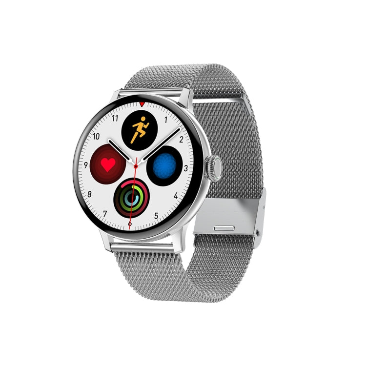 DT2+ 1.19 inch Color Screen Smart Watch, IP68 Waterproof,Steel Watchband,Support Bluetooth Call/Heart Rate Monitoring/Blood Pressure Monitoring/Blood Oxygen Monitoring/Predict Menstrual Cycle Intelligently