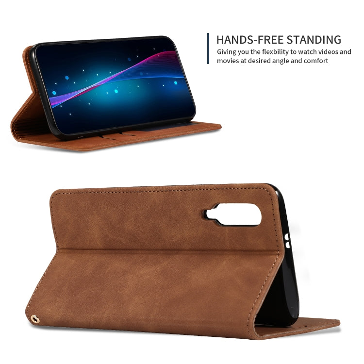 Retro Skin Feel Business Magnetic Horizontal Flip Leather Case for Xiaomi 9