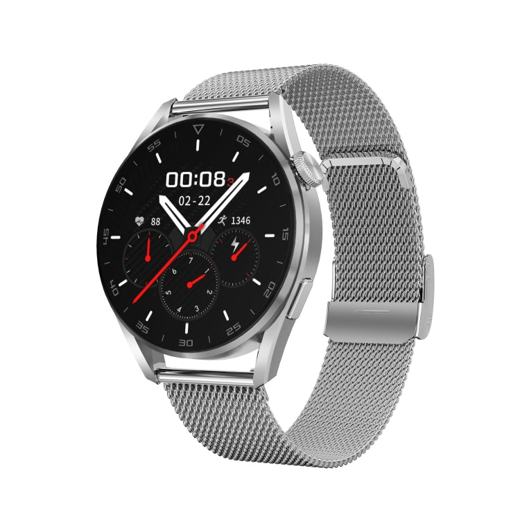 DT3pro 1.36 inch Color Screen Smart Watch, IP67 Waterproof,Steel Watchband,Support Bluetooth Call/Heart Rate Monitoring/Blood Pressure Monitoring/Blood Oxygen Monitoring/Sleep Monitoring