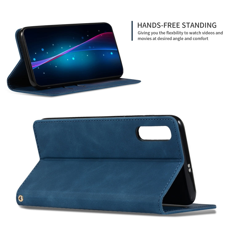 Retro Skin Feel Business Magnetic Horizontal Flip Leather Case for Xiaomi 9 SE
