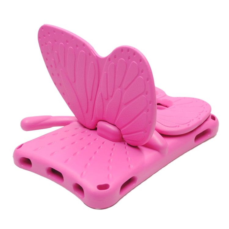 For Amazon Kindle Fire HD8 2016/2017/2018 Butterfly Bracket Style EVA Children Falling Proof Cover Protective Case
