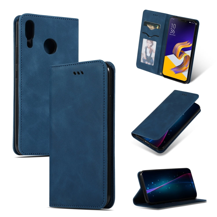 Retro Skin Feel Business Magnetic Horizontal Flip Leather Case for ASUS Zenfone 5 ZE620KL & Zenfone 5Z ZS620KL