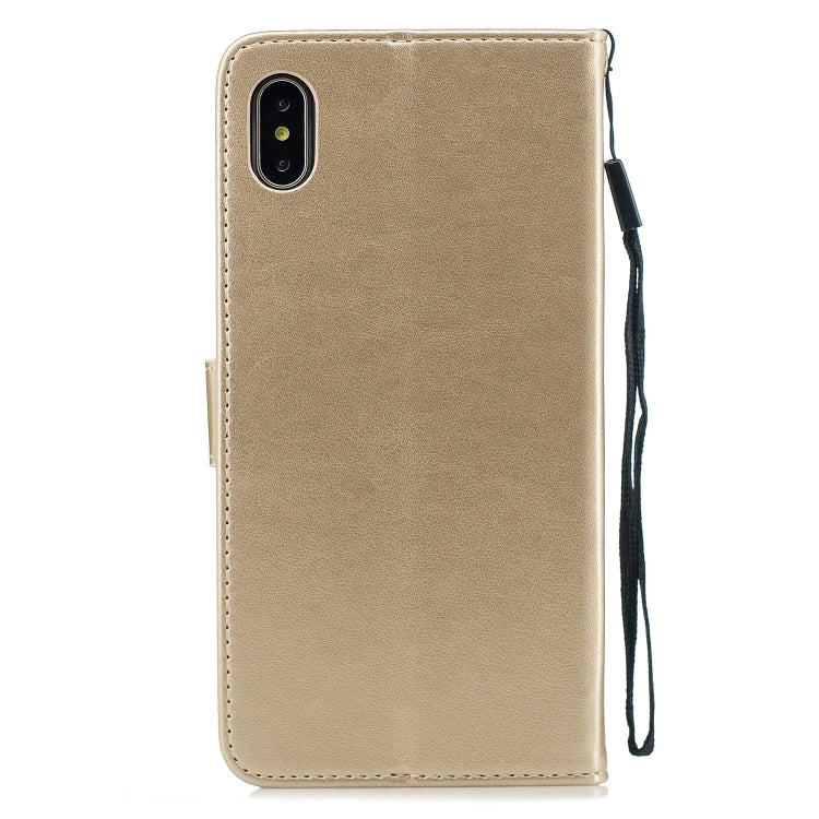 For iPhone XR Diamond Encrusted Butterflies Love Flowers Pattern Horizontal Flip Leather Case with Holder & Card Slots & Wallet & Lanyard