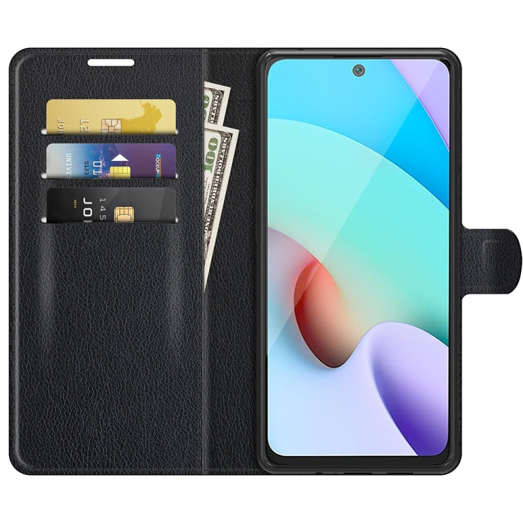 For Xiaomi Redmi 10 Litchi Texture Horizontal Flip Protective Case with Holder & Card Slots & Wallet