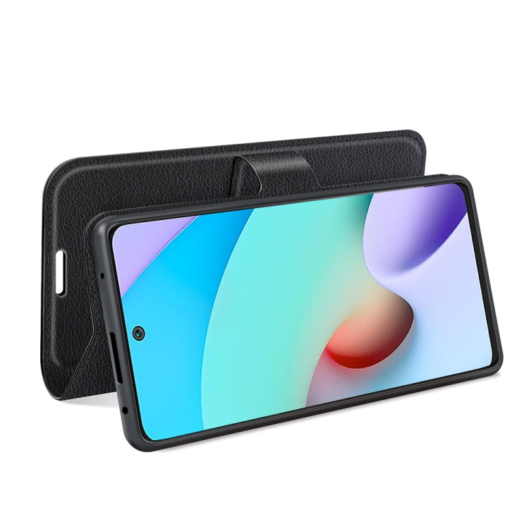 For Xiaomi Redmi 10 Litchi Texture Horizontal Flip Protective Case with Holder & Card Slots & Wallet