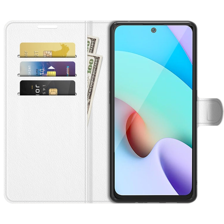 For Xiaomi Redmi 10 Litchi Texture Horizontal Flip Protective Case with Holder & Card Slots & Wallet