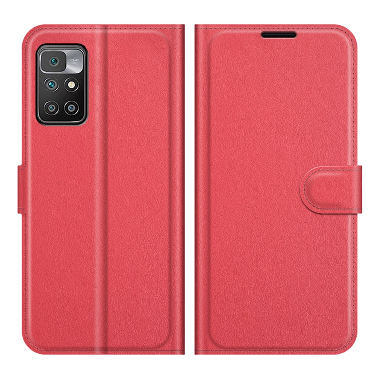 For Xiaomi Redmi 10 Litchi Texture Horizontal Flip Protective Case with Holder & Card Slots & Wallet
